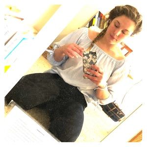 Baby blue Michael Kors top